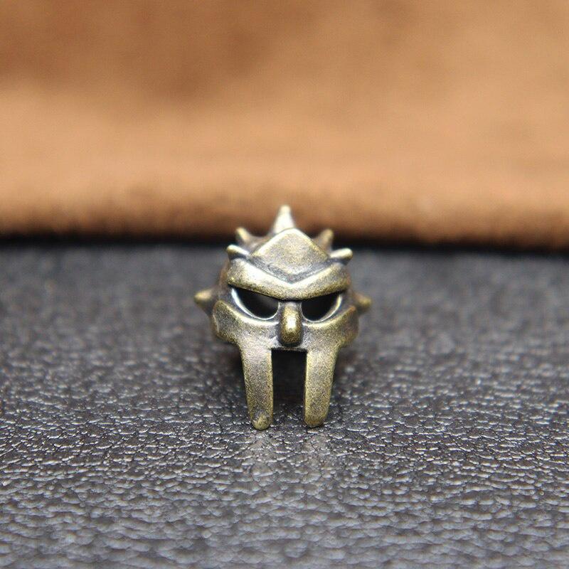 

1 шт. спартанський римський кутовий шолом латунь ніж бісер ремінець кулон ювелірні вироби DIY паракордові браслети шарми відкритий інструмент EDC аксесуари