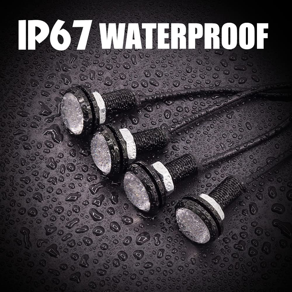 X-STYLE LED Daylight, Eagle Eye, Ice Blue, Spotlight, 0.9 Inches (22 Mm), 12 Row