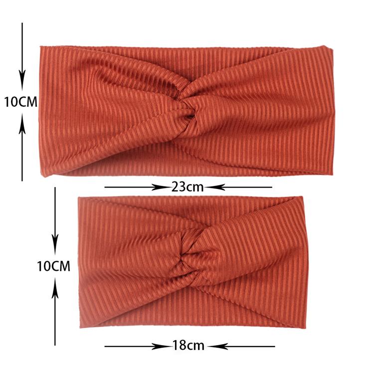 Chic Parent-child Knotted Rabbit Ears Hairbands Accessories Fashion Bow Headwraps Set Elastic Hair Bands