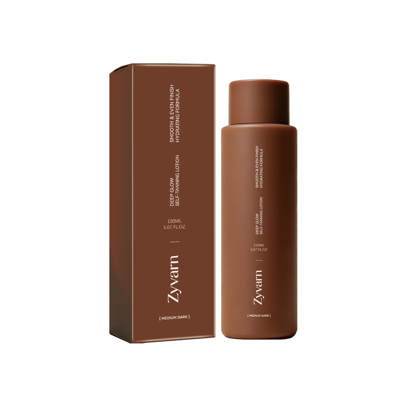 Dark Brown Self Tanning Lotion – Botanical Gradual Tanner with Moisturizing Formula 150ml per pc