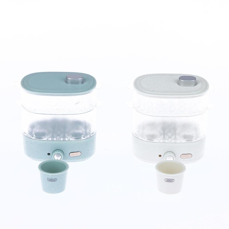 Doll House Mini Kitchen Appliances Microwave Oven Steaming Box Pantry Model