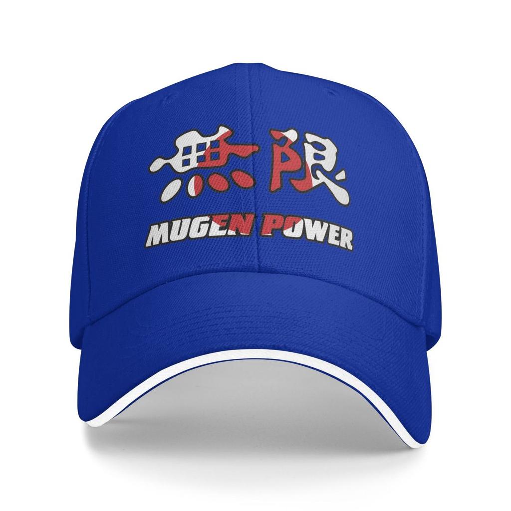 Unisex Baseball Hats Mugen Power Racing Logo Outdoor Streetwear Summer Sports Baseball Caps Hip Hop Cap Casquette Hats