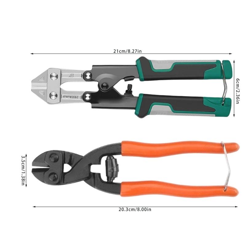 Mini Bolt Cutter Steel Wire Cutter Bolt Cutter Wire Rope Clamp Pliers Labor Saving Cut Wire Bar Steel Cutting Scissor