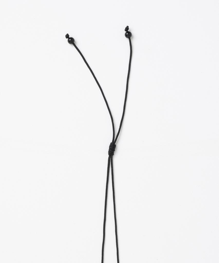 Millo Women Contrast Bead Necklace [Black]