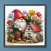 Easter Garden Gnome Decor Home Decoration Art Handmade Craft 5D DIY Partial Special Shaped Drill Diamond Painting Kit 30*30CM