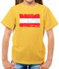 Austria Grunge Flag - Kids T-Shirt - Austrian Vienna Flags Country City