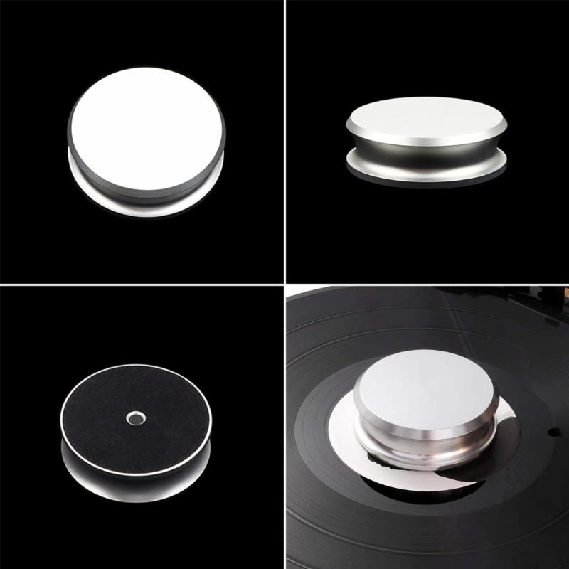 Turntable Vinyls Disc Stabilizer Record Player Turntables Weight Stabilizer Turntable Weight Clamps Disc Balanced Clamp