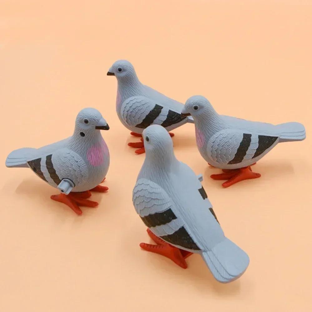 Cute Jumping Pigeon Clockwork Toy Funny Simulation Animal Pigeon Model Kids Educational Toys for Event Gift Party Favors