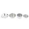 10Pcs Puto Cake Mold Aluminum Alloy Egg Tart Cup Cupcake Kitchen Baking Mold Mini Round Baking Oven Pan Pastry Dessert Mould