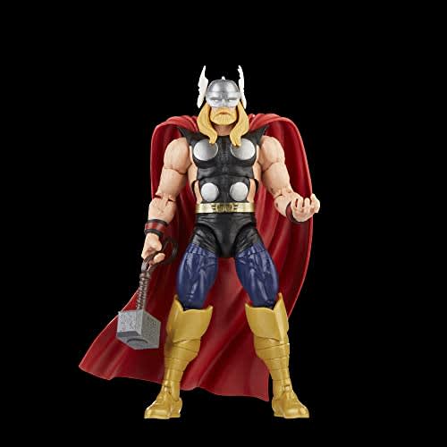Hasbro MARVEL Marvel Legends Series Thor Vs. Destroyer, Avengers 60th Anniversary 6 Inch (15cm) Size Action Figure, with 5 Accessories F7087 Genuine C