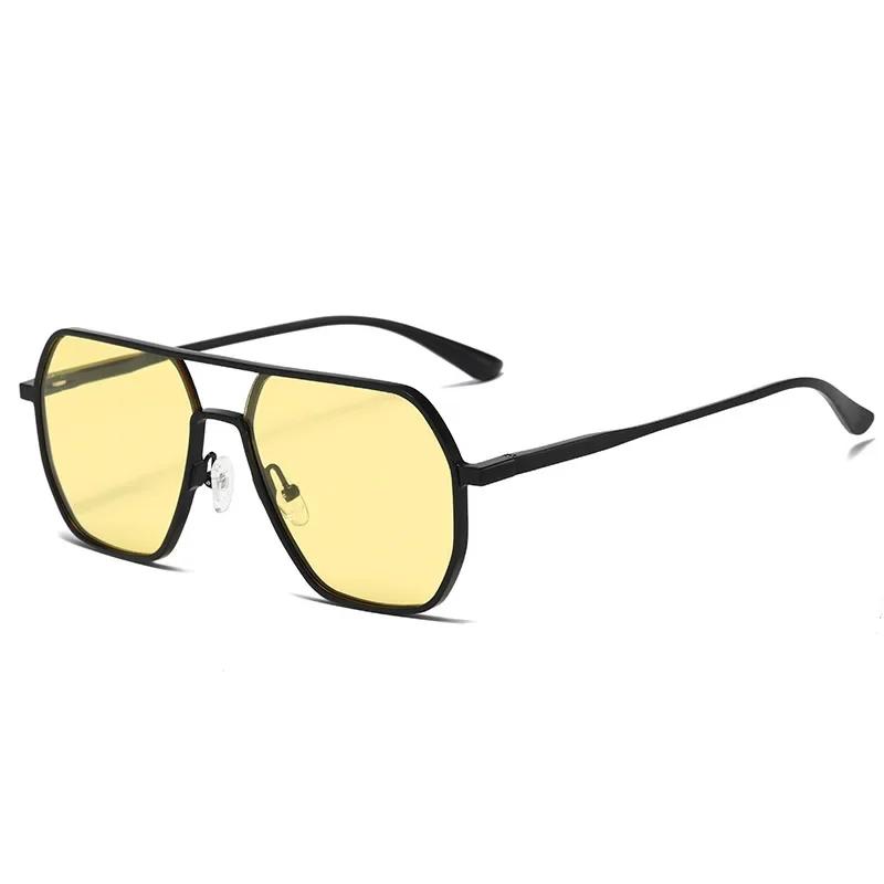 Luxury Metal Photochromic Sunglasses Men Women Fashion Polarized Sun Glasses Stylish Chameleon Anti-Glare Driving Shades Uv400