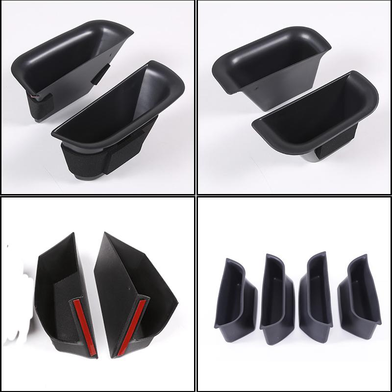 For Toyota Land Cruiser Prado J120 J150 J250 2003- 2024+ Door Side Storage Box Front Rear Door Handle Armrest Tray Organizer