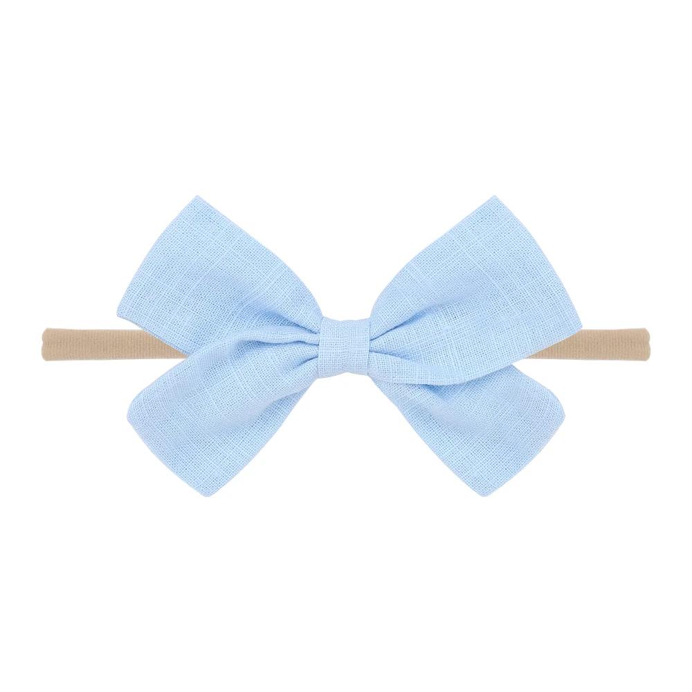 20Color 1Piece Cute Baby Headband Infant Kids Bows Headwear Tiara Gift Toddlers Bandage Newborn Girls Headwrap Hair Accessories