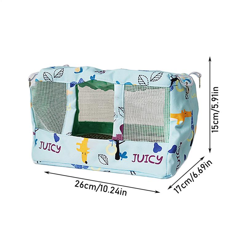 Bird Nest House Breathable Bird Nest Snuggle Hut With Cool Mat Animal Hut For Budgerigar Parakeet Conure Cockatiel Mynah Finches