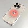 Beautiful Pink Roses Phone Case For Samsung Galaxy S26 S25 Ultra S24 S23 FE S22 S21 Plus S20 A73 A72 A71 Clear Bumper Cover