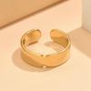 European Minimalist Stainless Steel Open Adjustable Unisex Pinky Ring – Boyfriend Style