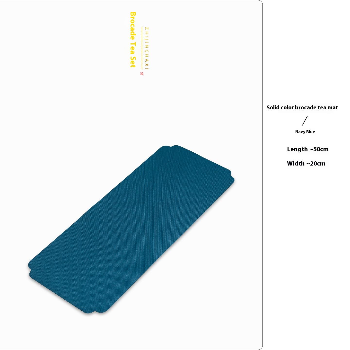 New Chinese Style Yunjin Double-Sided Brocade Tea Mat Tea Table Zen Dry Foam Mat Napkins Tea Towel