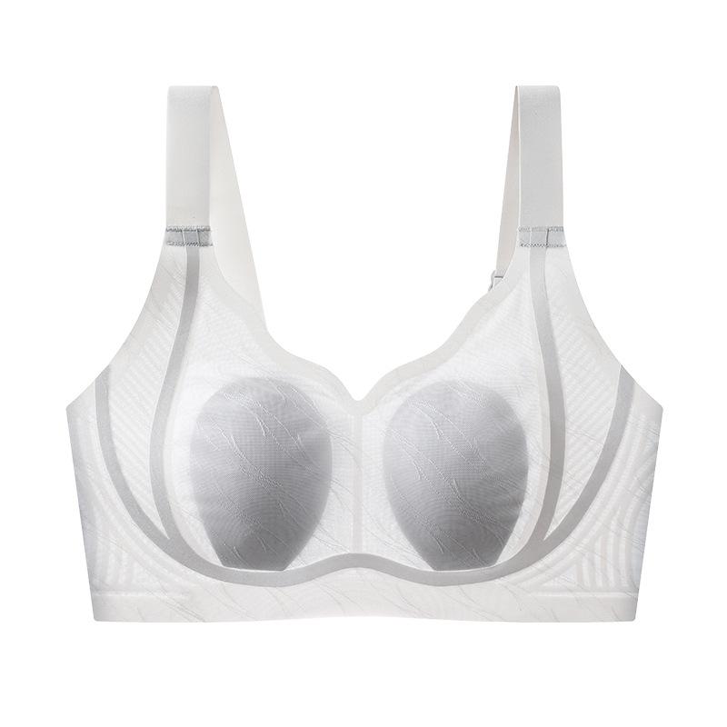 

Thin Rabbit Ear Cup Traceless Bra Women s Undergarment Without Steel Rings Breathable Undergarment Invisible Bra Push Up Bra 3XL