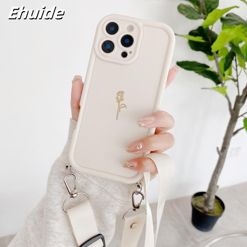 

Rose Strap Case For Xiaomi Redmi Note 14 13 14C 14S 15C 15 Mi 14T 13T 12T 15T Fashion Crossbody Lanyard Cord Travel Soft Cover Mi 15T Pro&Case & Strap