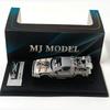 MJ 1/64 Alloy Car Model Back To Future Time Machine DeLorean12  DMC 12 DMC-12 Precision Model