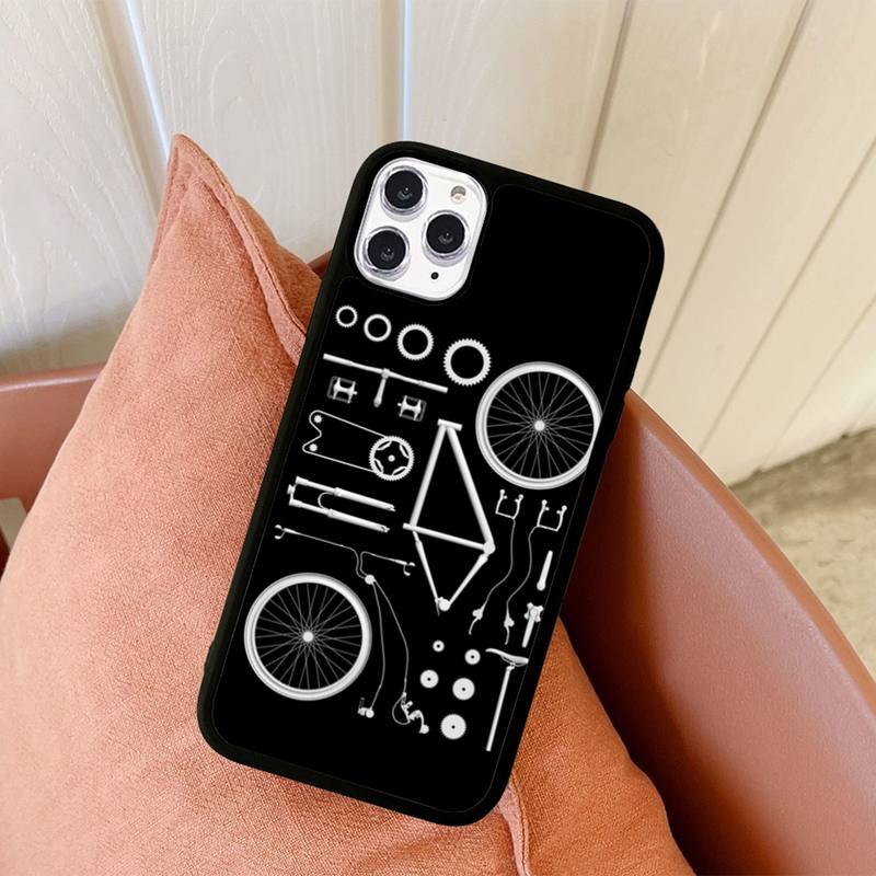 

Велосипедный спортивный чехол для телефона, силиконовый чехол из ПК + ТПУ для iPhone 11 12 13 Pro Max 8 7 6 Plus X SE XR Hard Fundas 13 Pro Max