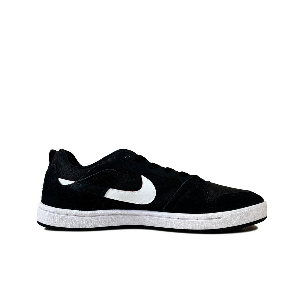 Nike SB Alleyoop Slip Resistant Abrasion Resistant Low Top Skateboard Shoes Men's Black White CJ0882-006(Team619-)