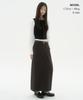 Musinsa Standard Woman Women'S Maxi Skirt [Dark Brown]