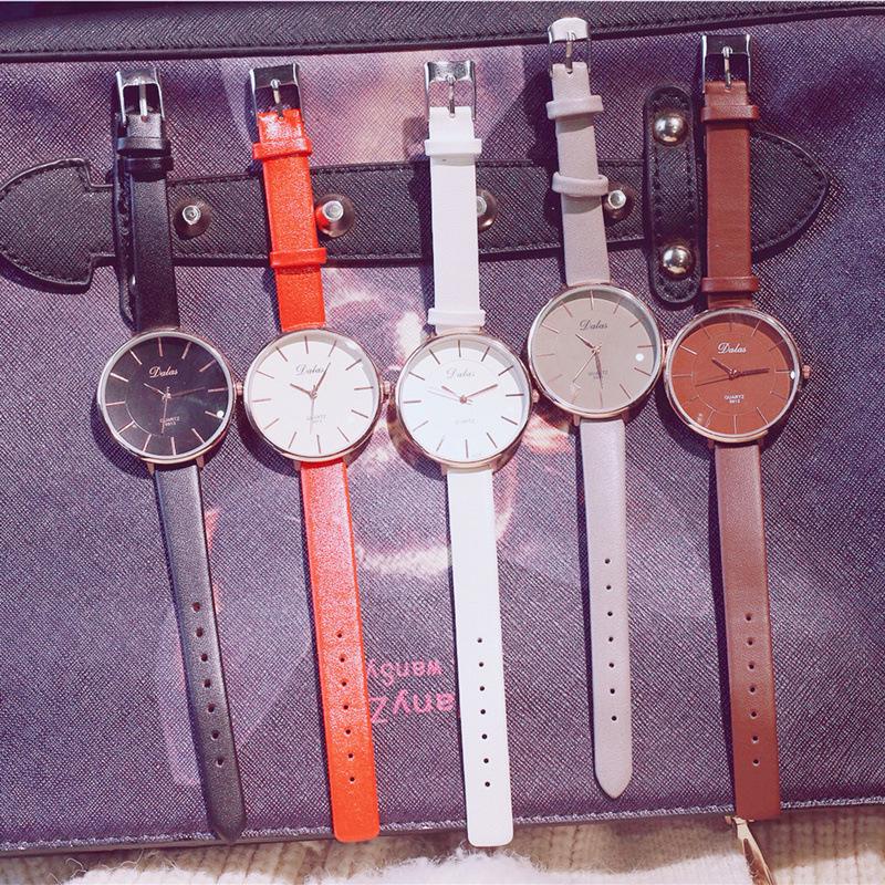 

Watch Student Female Fashion 2018 New Trend Korean Version Of Casual Simple -White