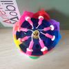 Lotus Candle Solid Paraffin Colored Flower Shape Flat Bottom Rotating Electronic Candle Birthday Cake Music Candles Party Supplies