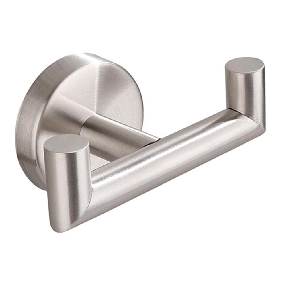 Stainless Steel Wall Hooks Toilet Paper Holder Wall Hanger Towel Holder Rack Behind Door Bathroom Clothes Hook Hardware