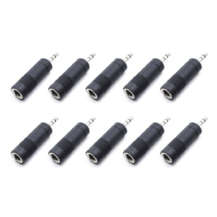 1/4inch Female to 1/8inch Male or 1/8in Male to 1/4in Female Stereo Adapter Sound Jacks Plug for Guitar Digital Piano