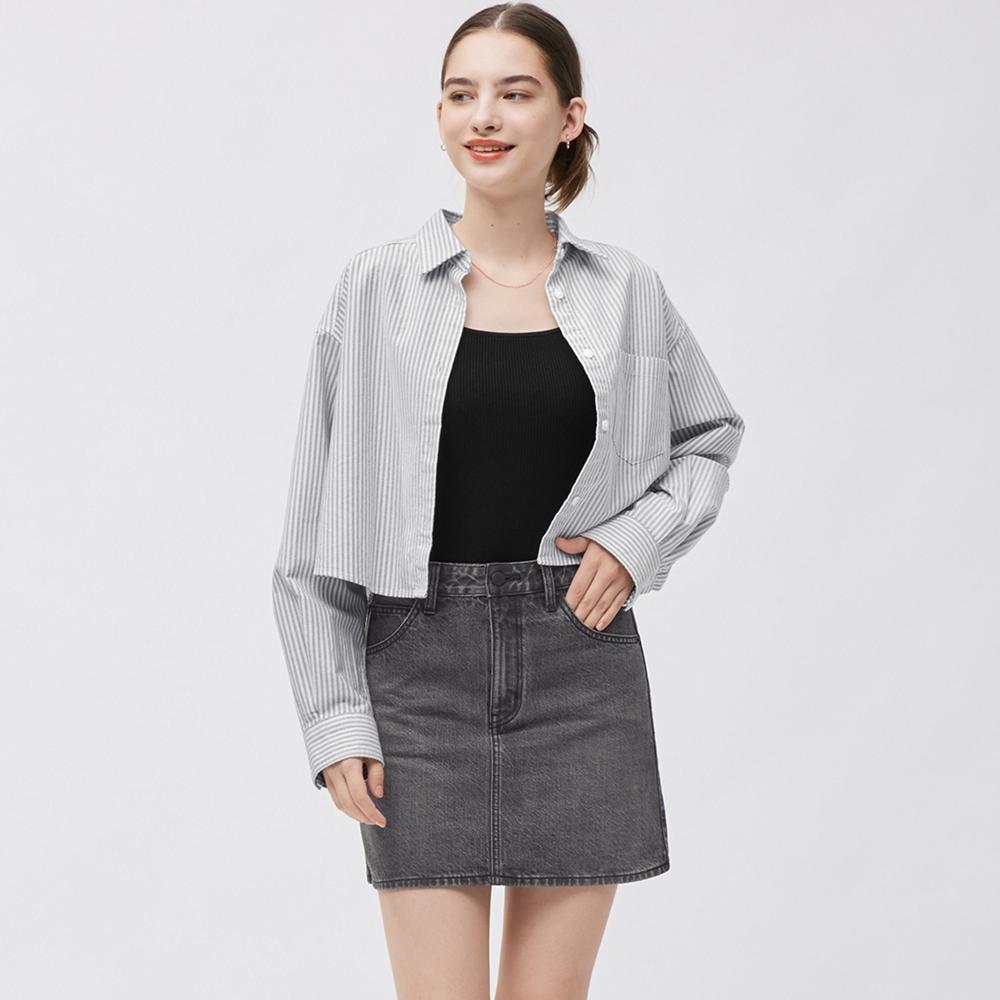 

Джинсовая мини-юбка с заниженной талией GU by Uniqlo+E