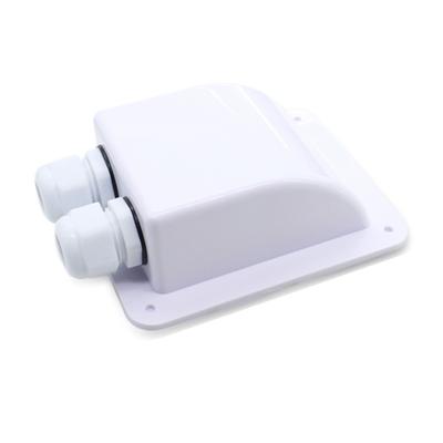 1/2 Hole Durable Roof Cable Entry Gland ABS Junction Box for Solar Installation On RV Campervan Boat Motorhome