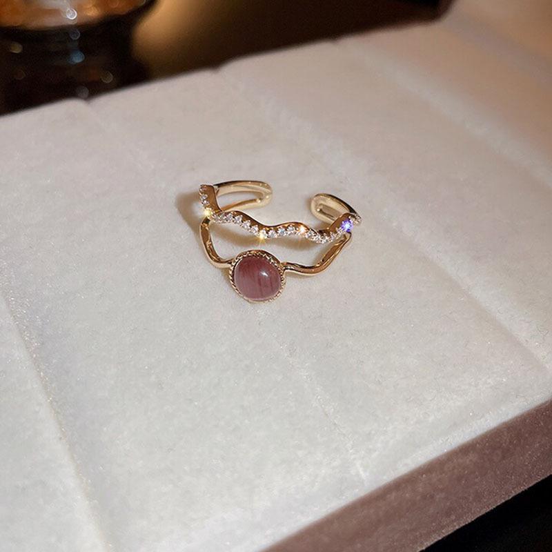 Eleganter Kürbis Zirkon Ring: High-End Modedesign für Frauen, Perfekt für den Zeigefinger und vielseitig tragbar