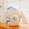 Sanrio White Dog Plush Toy With Super Soft Short Pile For Kids And Teens