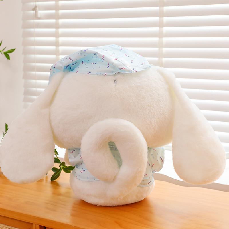 Sanrio White Dog Plush Toy With Super Soft Short Pile For Kids And Teens