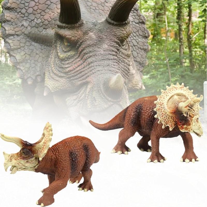 Dinosaur Triceratops Toy Model Desktop Decoration Pvc Material Gift Children