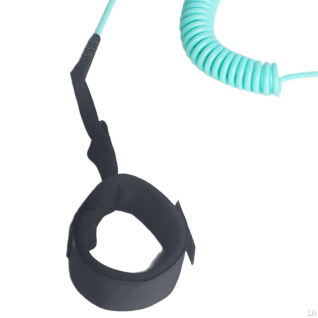 Coiled Surfboard Leash Holder Paddle Board Elastic Comfortable Foot Strap Surfing Supplies
