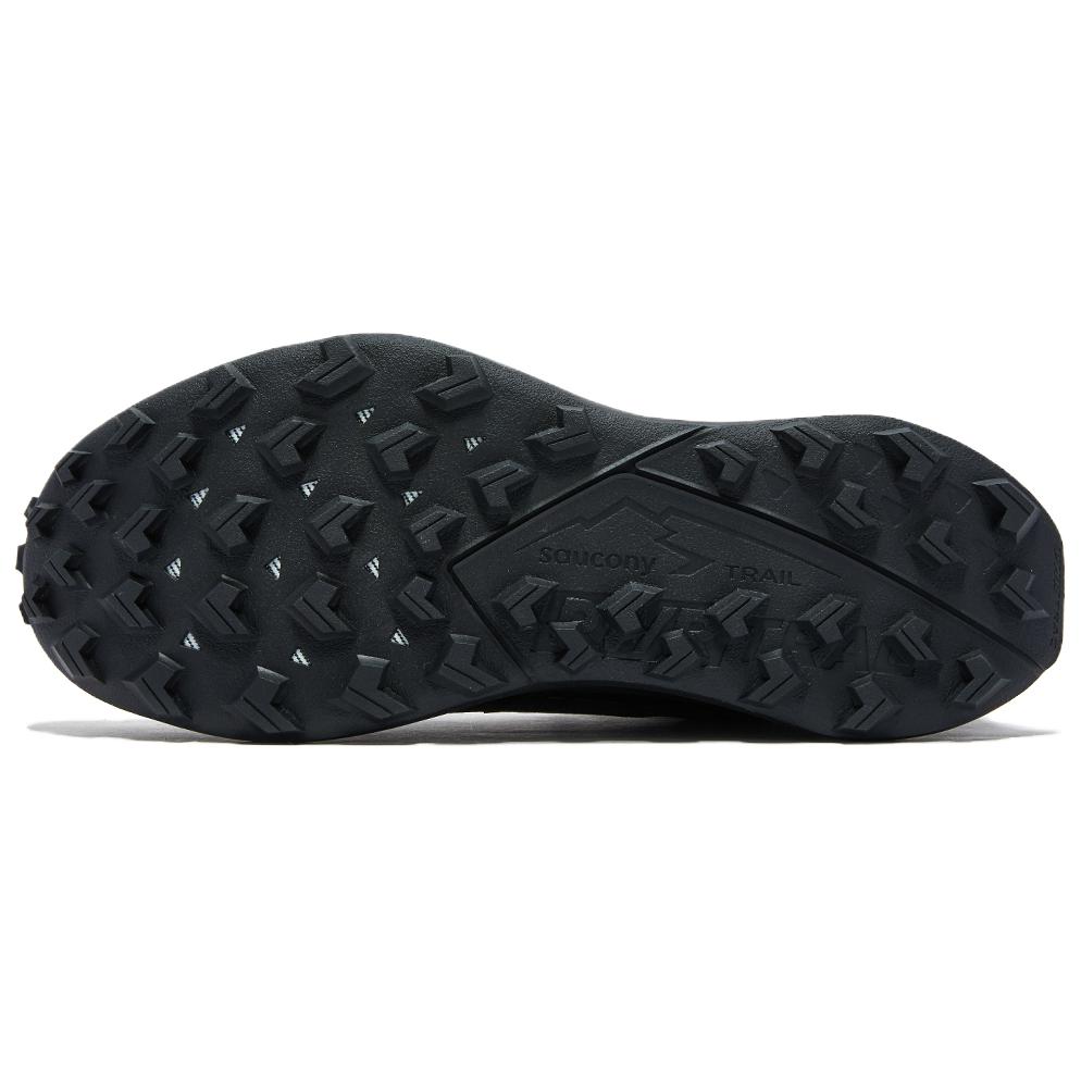 SAUCONY Peregrine 15 Fashion Comfortable Shock Absorption Non-Slip Low-Top Running Shoes Unisex Running Shoes Black S30990-552