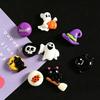 Halloween Resin Mini Ghost, Pumpkin & Black Cat DIY Ornaments