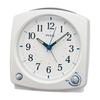 Seiko Clock Alarm Clock Table Clock Analog Melody White Pearl PYXIS 12512069mm NR455W
