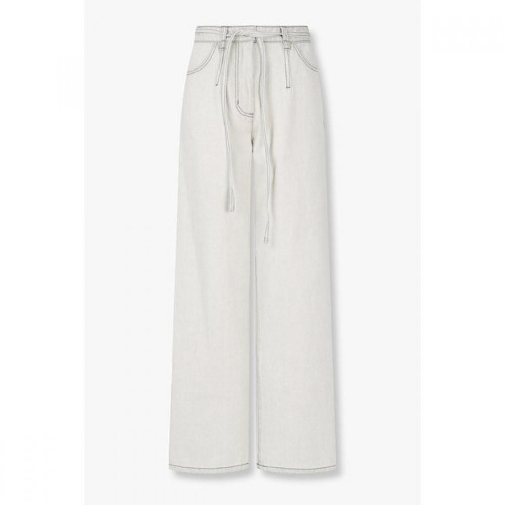 Vov Belted Semi Wide Denim Pants  7156155001 