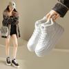 Winter Warm Snow Boots for Women Non-Slip Chunky Platform Sneakers With Faux Fur Lined Lace-Up Tennis Walking Shoes Women's Comfortable Short Booties