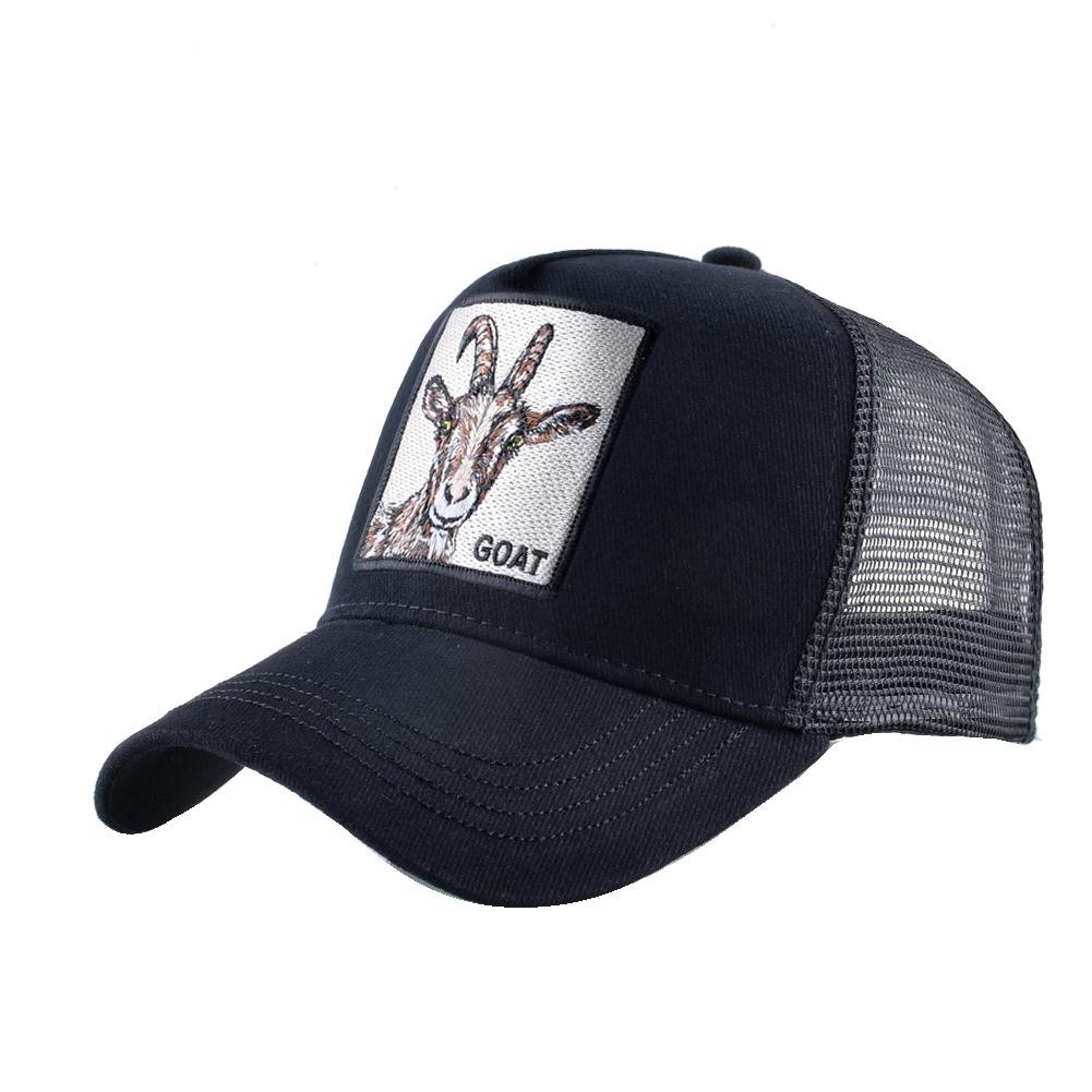 

Fashion Trucker Caps With Embroidery Animals Patch Four Seasons Snapback Baseball Cap For Men Women Adjustable Visor Hat Adjustable
