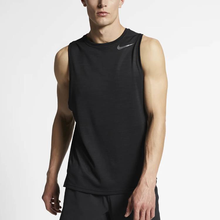 Nike Superset Training Tank Top Quick-Drying Men Tops Black AQ0464-010
