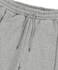 BROWNBREATH Stamp Tag Wide Sweatpants - Melange Gray