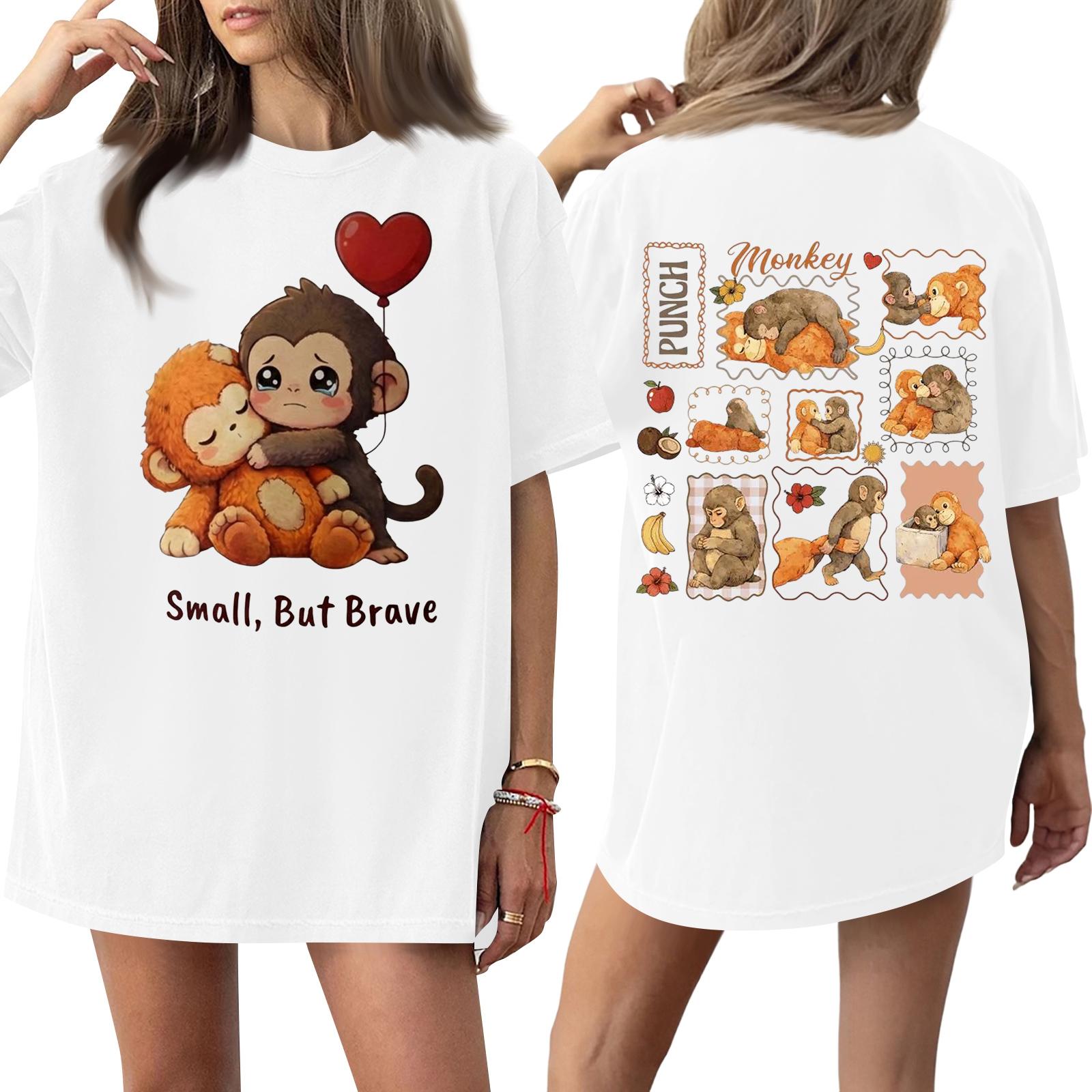 

Жіноча футболка з круглим вирізом, з принтом, з короткими рукавами XL