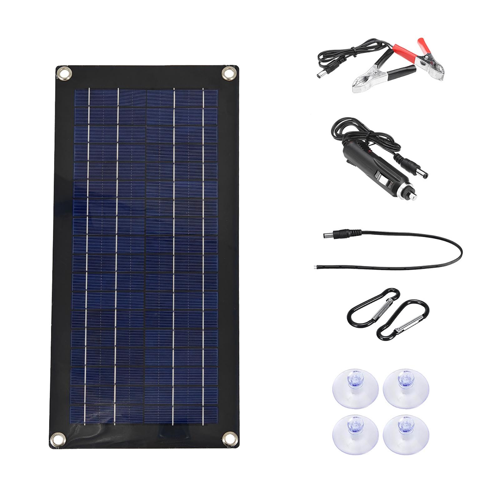 30W Portable Foldable Solar Panel Kit 30A 18V Charge Controller Solar Charging Efficient Charging For Outdoor RV Camping