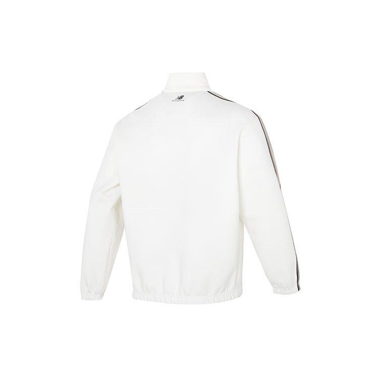 New Balance Sports Club Jackets Unisex White Stand Collar Moderate Other 6DD12043-IV