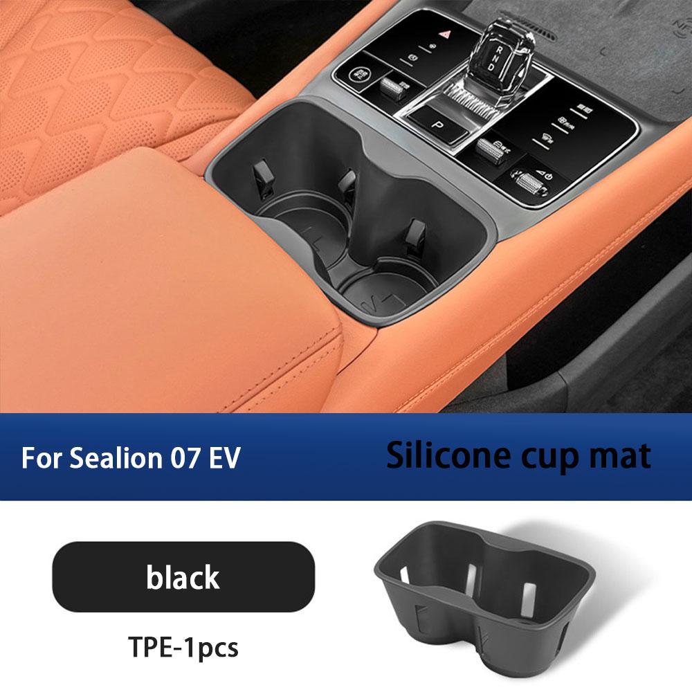 For BYD Sea Lion 07 EV Wireless Charging Panel Silicone Pad Cup pad Dustproof And Waterproof Interior Modification Supplies